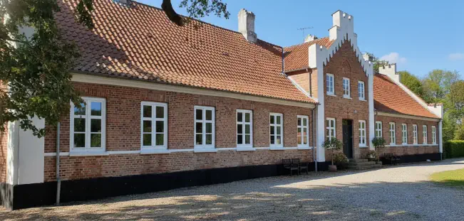 Vinduespudsning af privat bolig på Djursland.